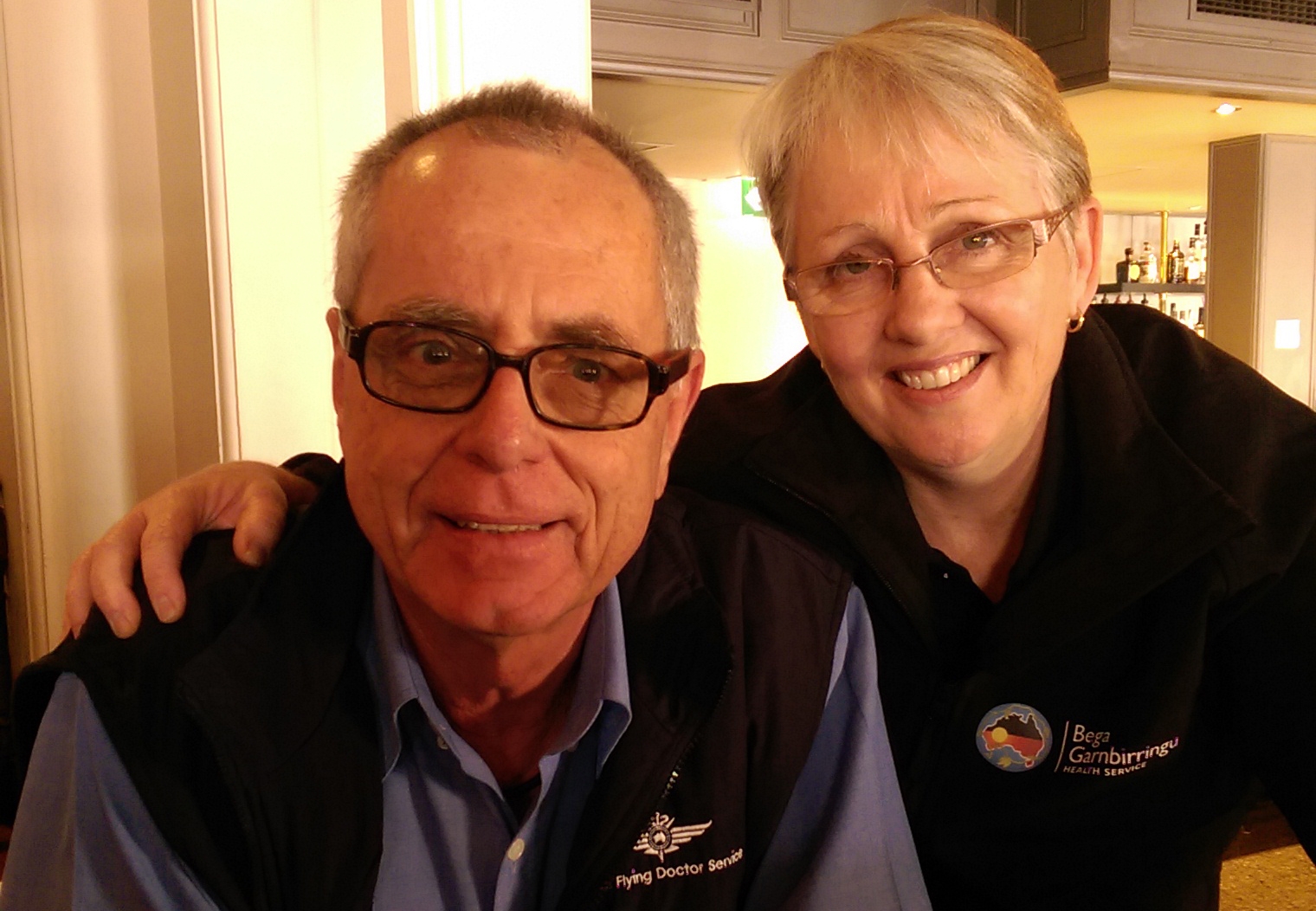 Ray and Jennie in Kalgoorlie, WA.