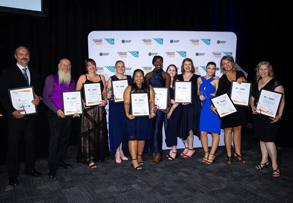 Award winners group shot.