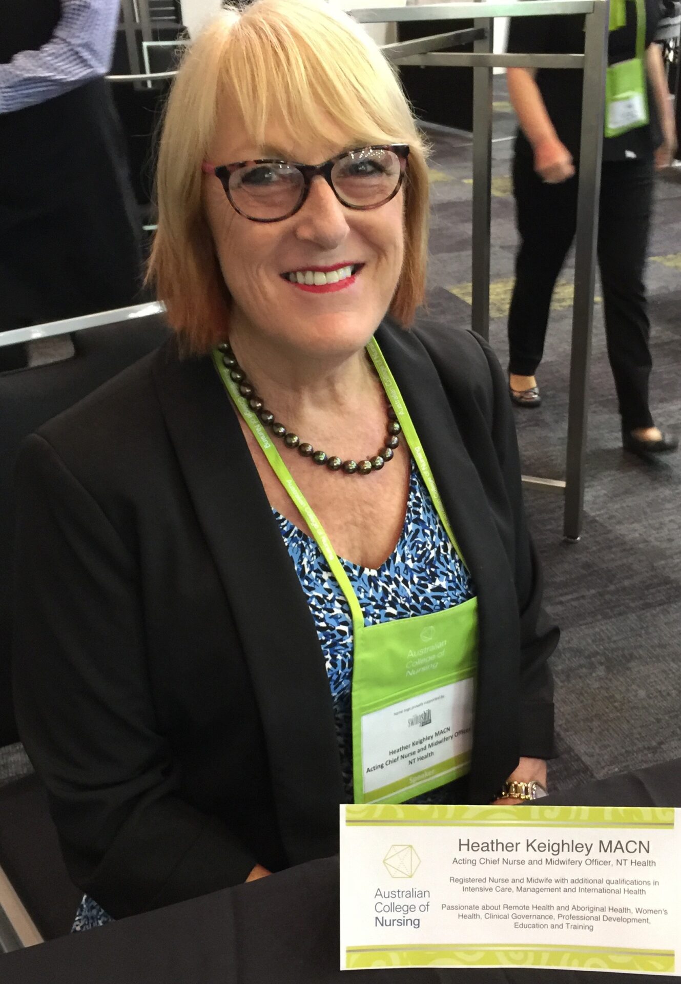 At the Australian College of Nursing 2016 National Nursing Forum Speed Leading Session.