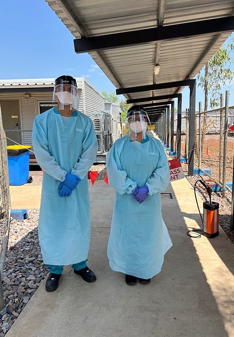 CNR staff in Orange Zone