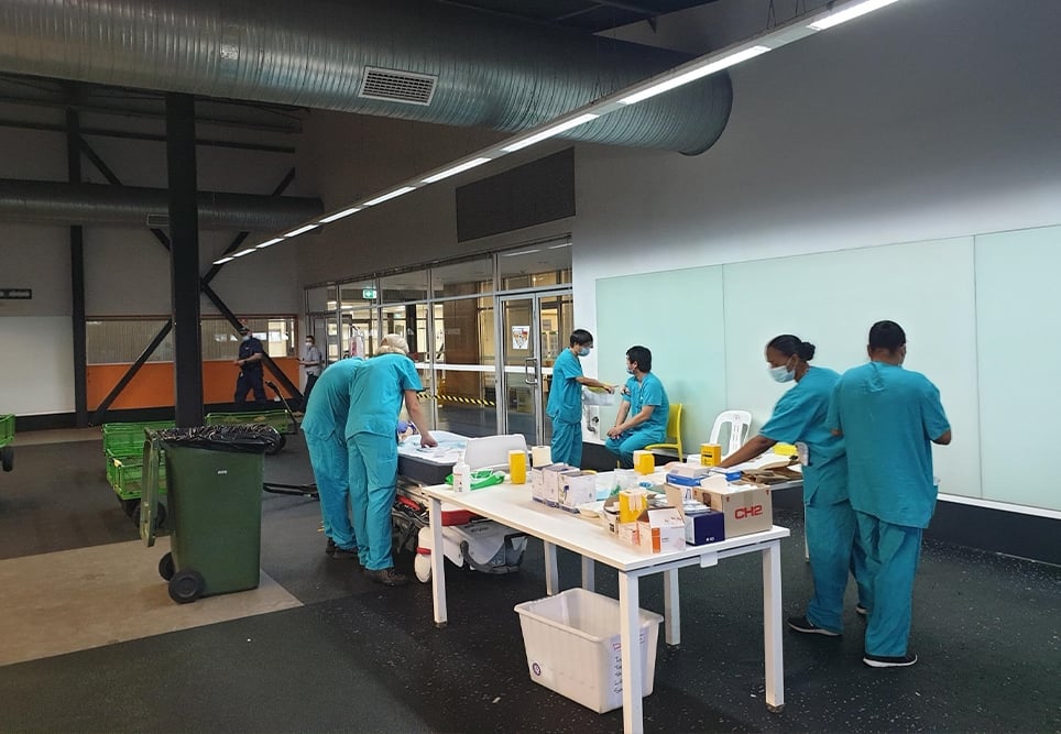 CNR nursing staff skills refresher and training