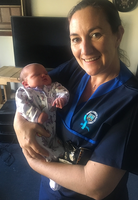 Beck Peck, Reg­is­tered Nurse and Mid­wife,