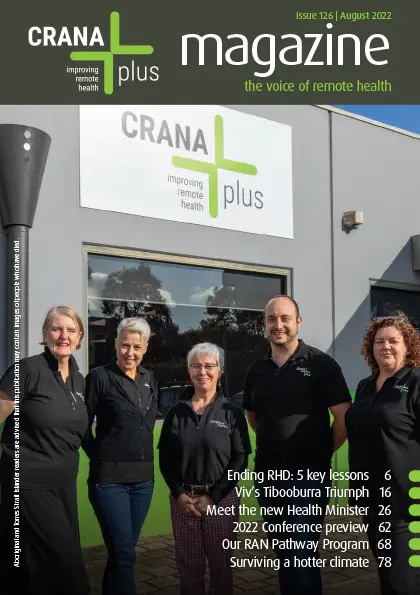 CRANAplus Magazine issue 126, August 2022