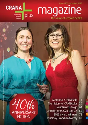 CRANAplus Magazine issue 130, December 2023