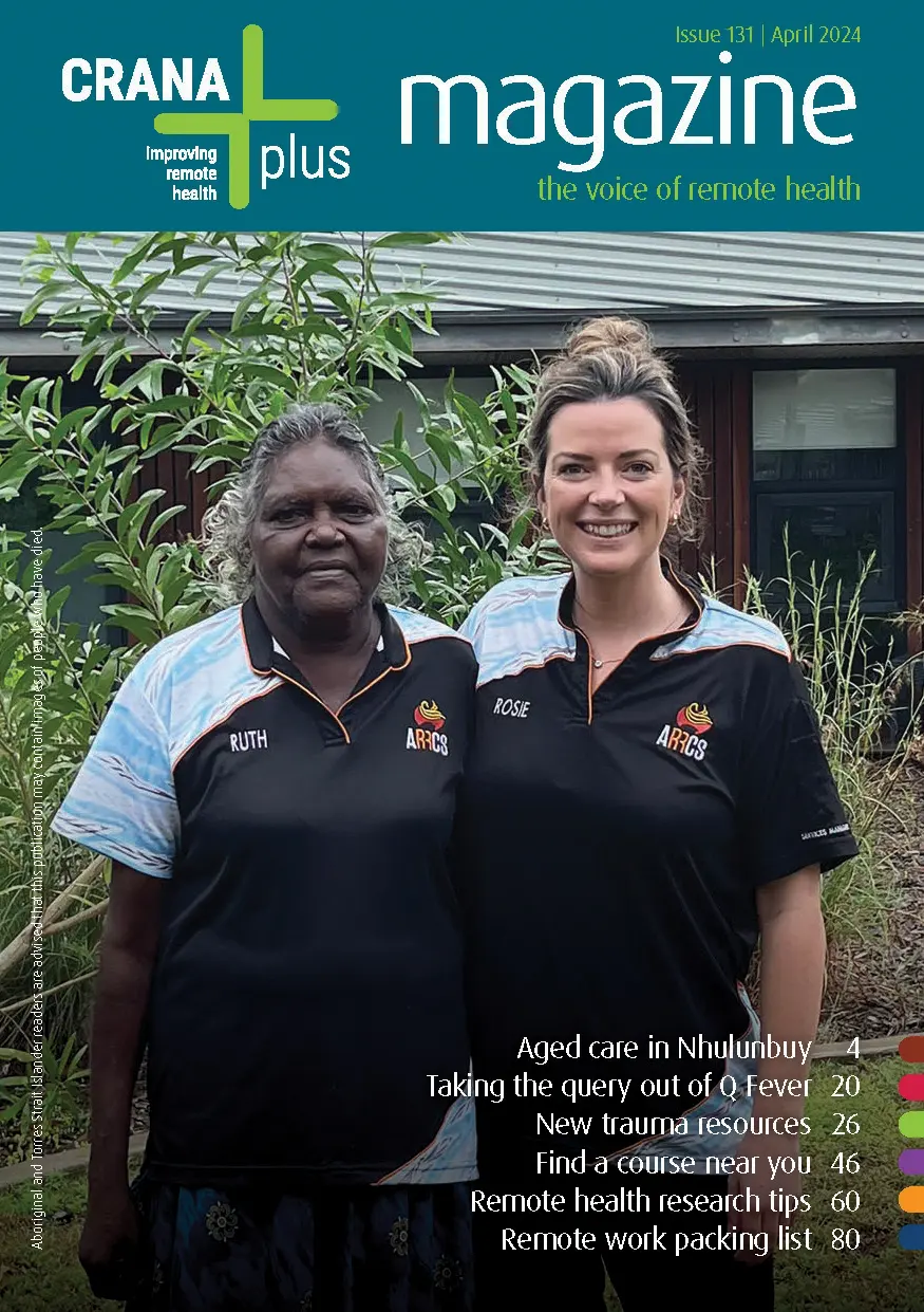 CRANAplus Magazine issue 131, April 2024