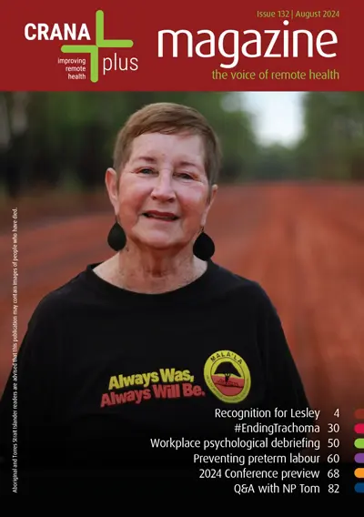 CRANAplus Magazine issue 132, August 2024