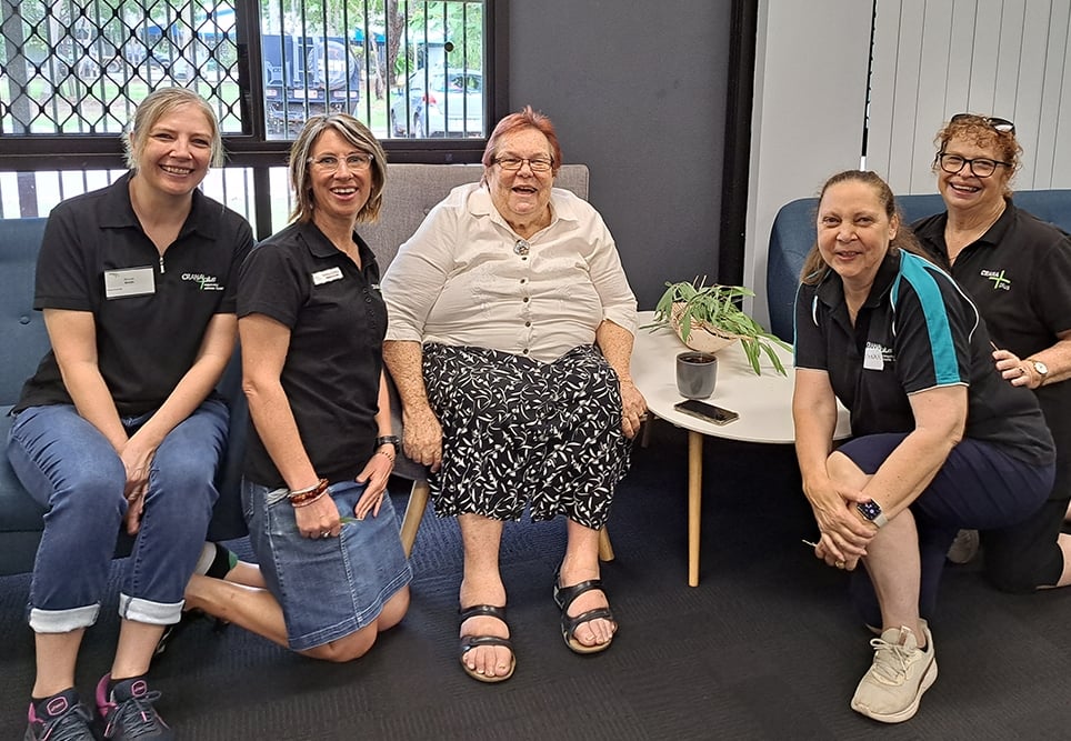 The team received a warm Welcome to Country from Kungarakan Traditional Owner-Custodian and Elder Academic, Dr Sue Stanton