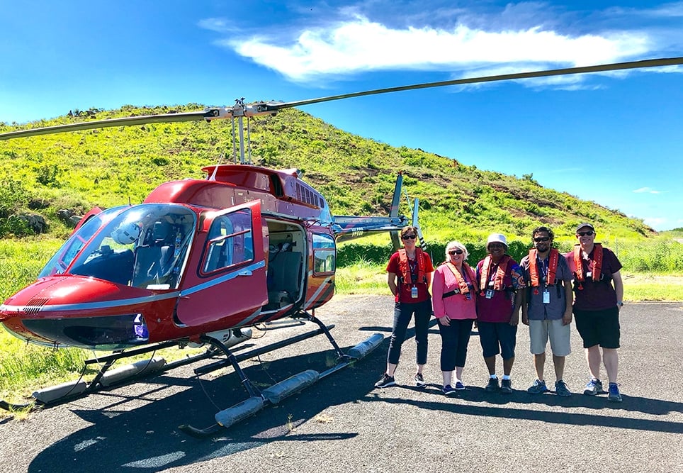 Clinic on Mabuiag Island with members of HART