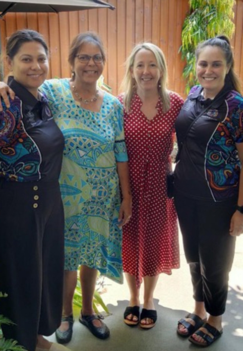 Left to right: Melina, Dallas McKeown, Katherine Isbister and Sonita.