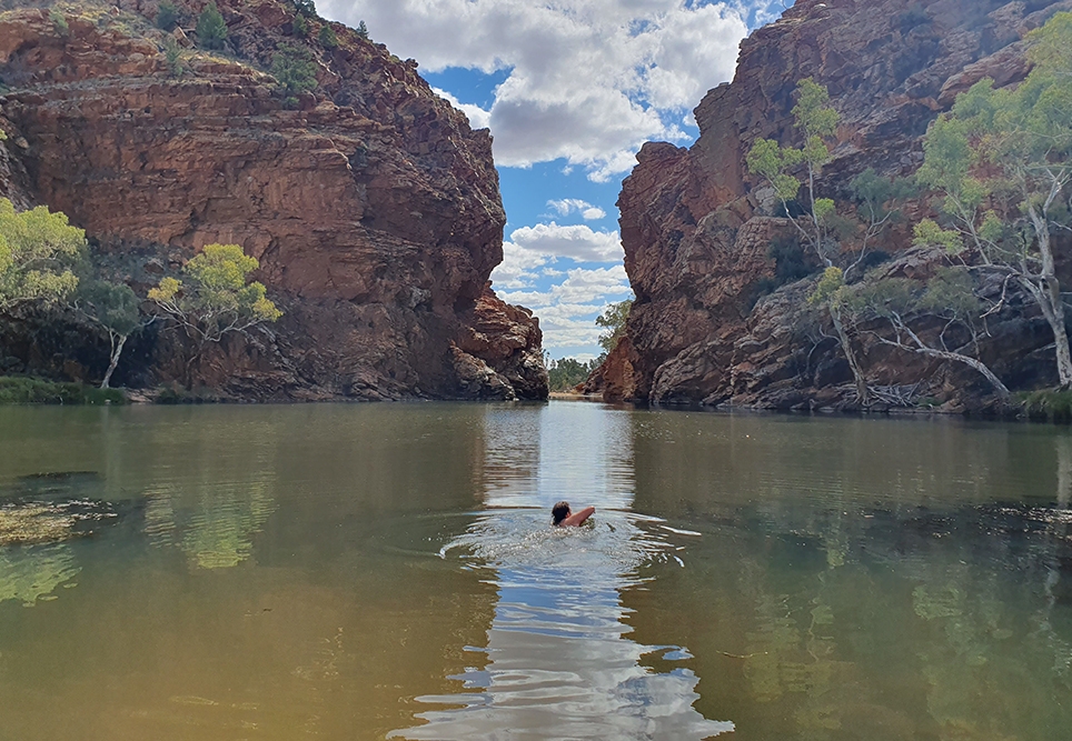Student story: Jethro’s confidence-building placement in Central Australia