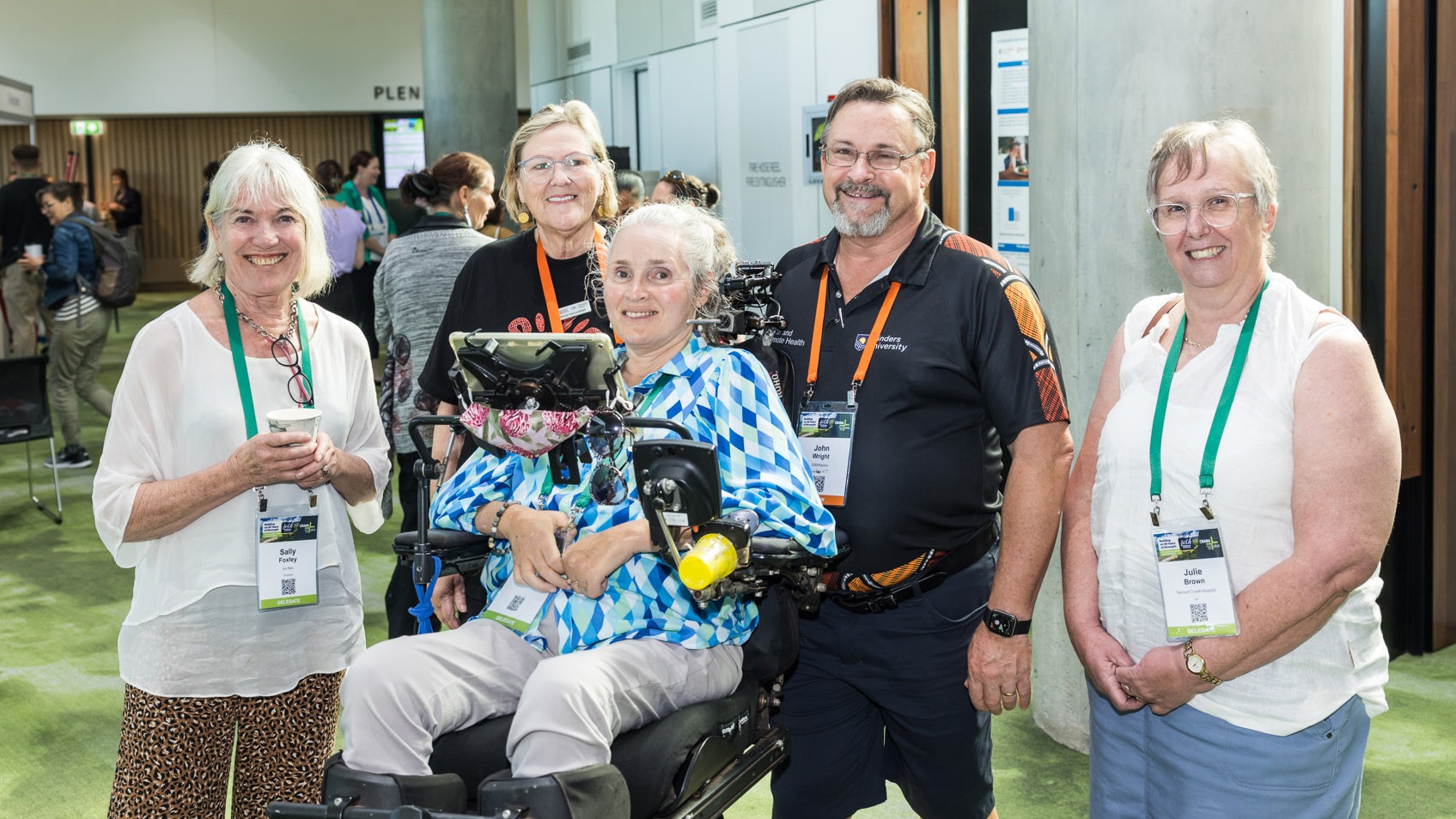 Group of people at CRANAplus conference, smiling