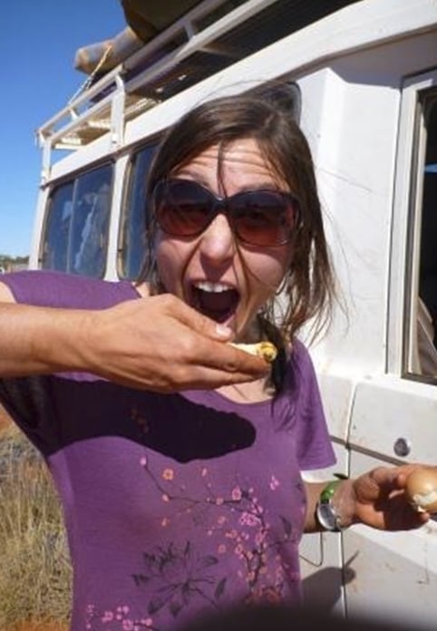 Two types of protein to go, maku vs egg, on a women’s bush camp.