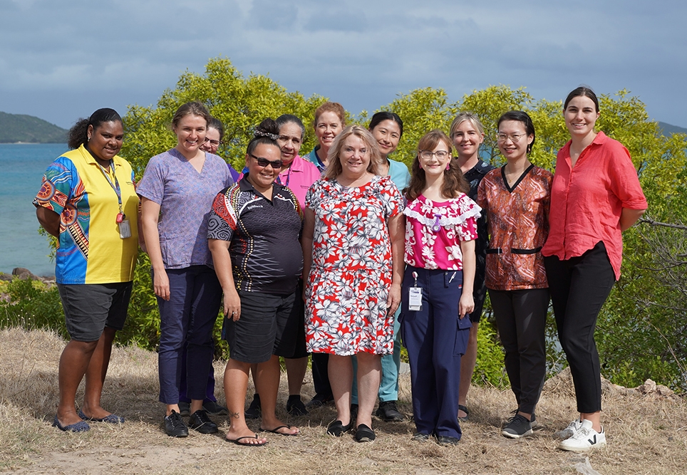 TI maternity team: Ana Vranes, Louise Riches, Rosina Sailor, Natasha Baxter, Florence Ketchell, Jade Yeung, Emily Vink, Karyn Wilson, Lin Hu, Paula Dawson, Quynira McKeon and Maxine Lenehan.