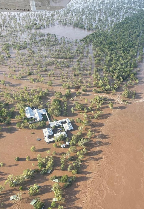 Shoal Air pilot, Alex, captured these images of Fitzroy Crossing while supporting Horizon Power contractors to keep the power station and network running.