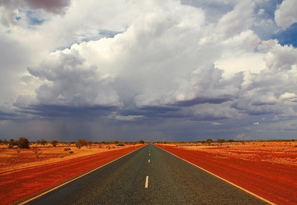 Rainclouds over the highway – totajla – stock.adobe.com