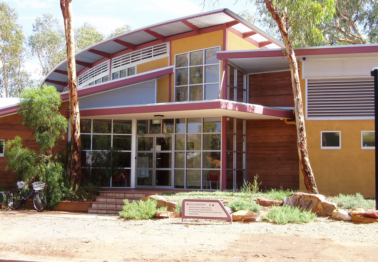 The Centre for Remote Health in Alice Springs where Sue delivered the first lecture of the post-graduate course.