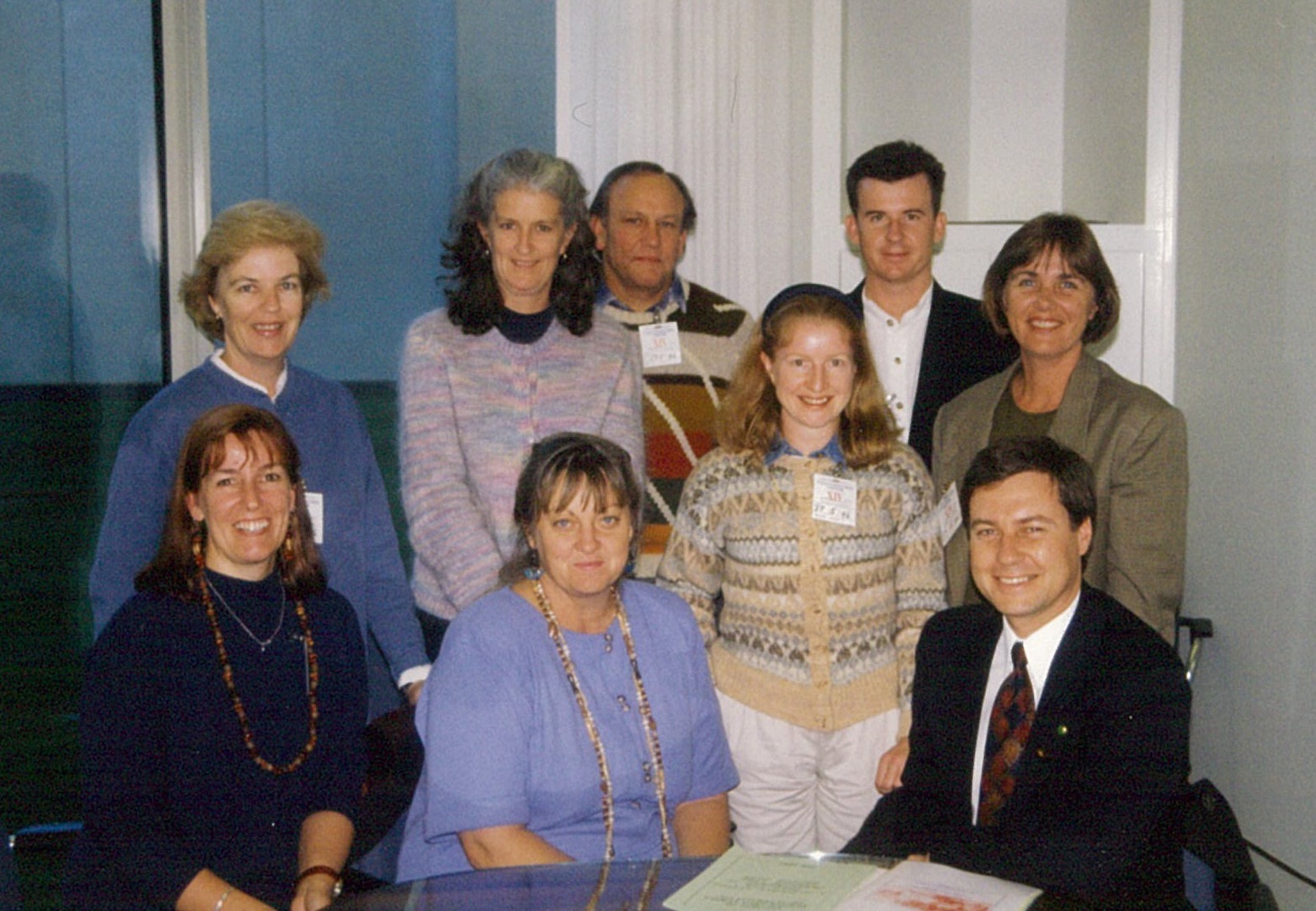 The Board in 1996, with the organisation on the cusp of sudden expansion.