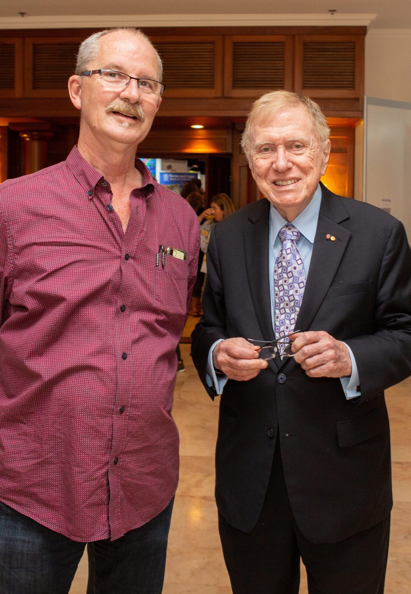 Former Board Chair Paul Stephenson with the Hon Michael Kirby AC CMG, CRANAplus’ Patron through the 2010s.
