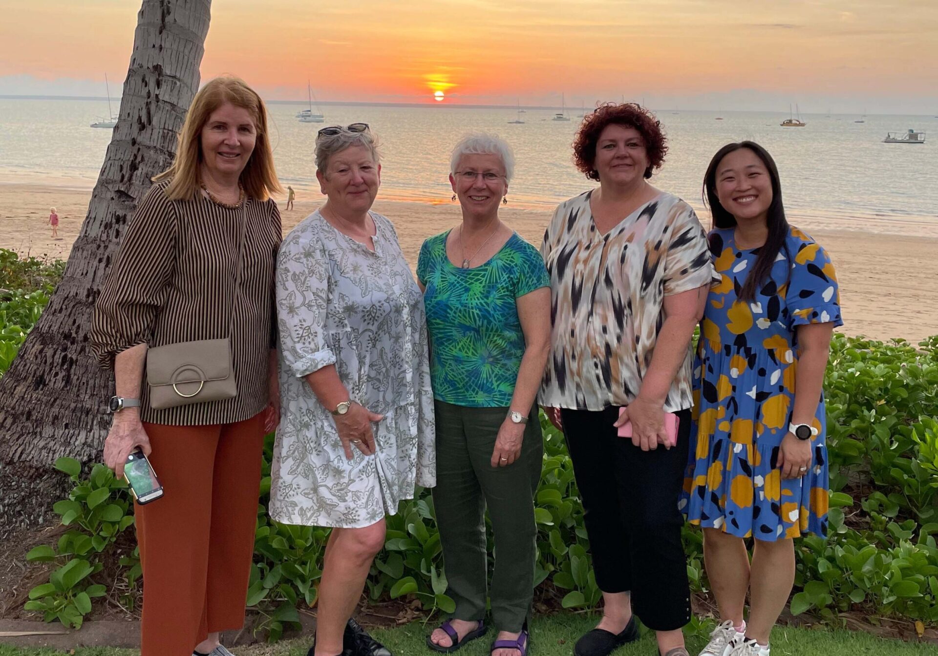 Rita Ball (course coordinator), Bridie Foster (midwife/facilitator), Glenda Gleeson (midwife/facilitator), Michelle Price, and Amanda Wee (doctor/facilitator).