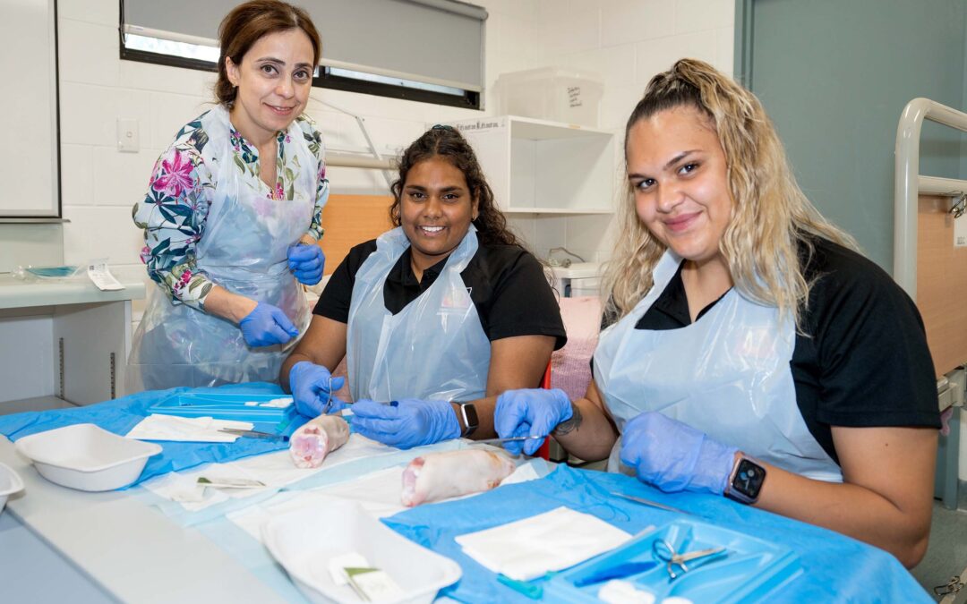 Wound care training in remote NT