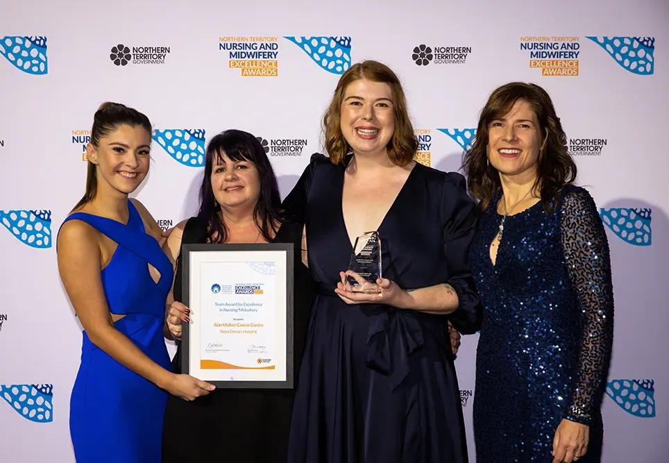 Darwin’s cancer care team wins top award
