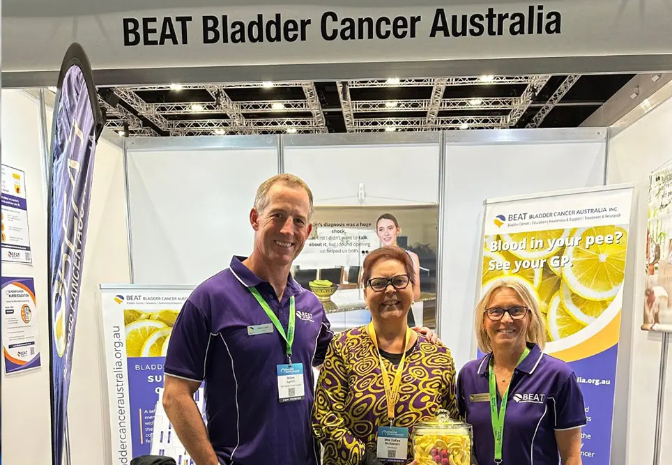 BEAT Bladder Cancer team and Dallas McKeown, CRANAplus