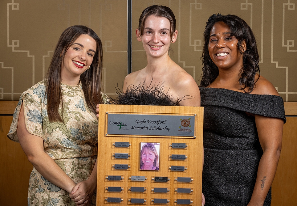 Erica (center) with the CMR Cornerstone Medical Recruitment team.