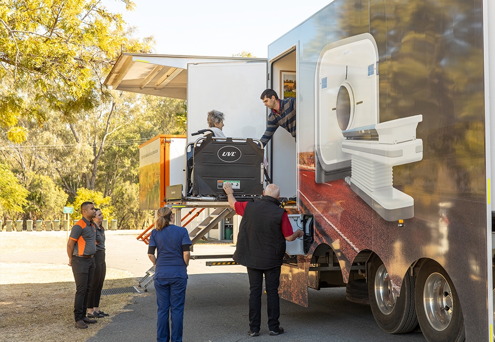 Heart Truck in regional town.