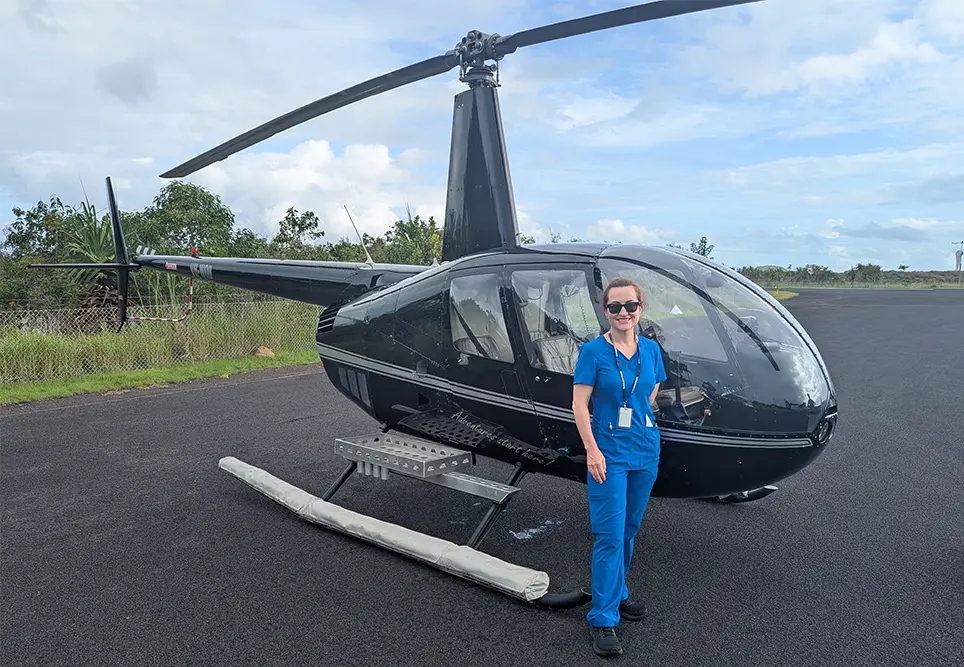 Don’t forget your goggles, coral and a motorbike!