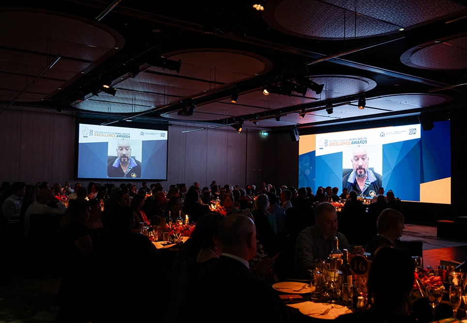 Nick Corsair - CRANAplus sponsored Rural Health West Nurse or Midwife of the Year. Credit Kirsten Graham - Compose Photography and WA Rural Health West.